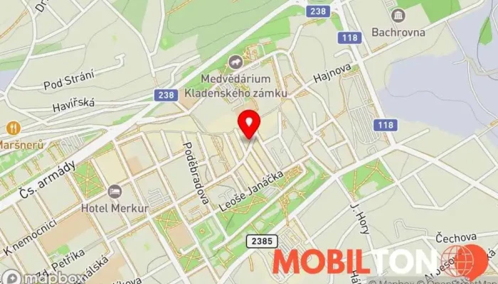 mapa Parenzo Pizzerie v Ulice Váňova 322