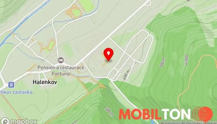 mapa Park Halenkov Rychlé občerstvení v Halenkov