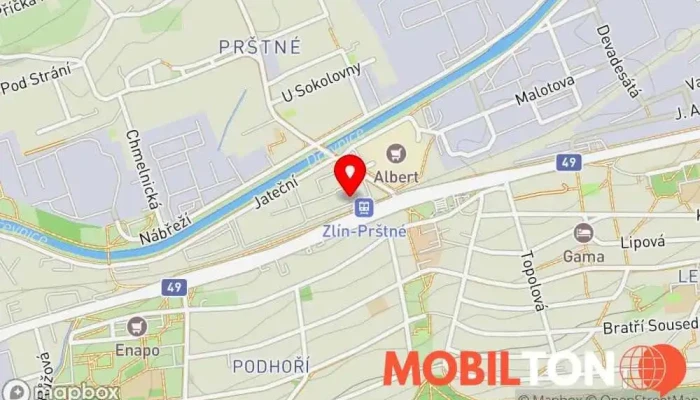 mapa Patro.cz Prodej výpočetní techniky, Prodej domácích spotřebičů, Prodej mobilních telefonů, Prodejna her, Internetový obchod, Prodej obuvi, Prodej sportovních potřeb, Prodej hodin v tř. Tomáše Bati 269