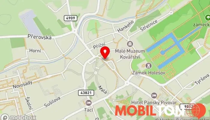 mapa PC STAR s.r.o. Prodej výpočetní techniky v nám. Dr. E. Beneše 19/60