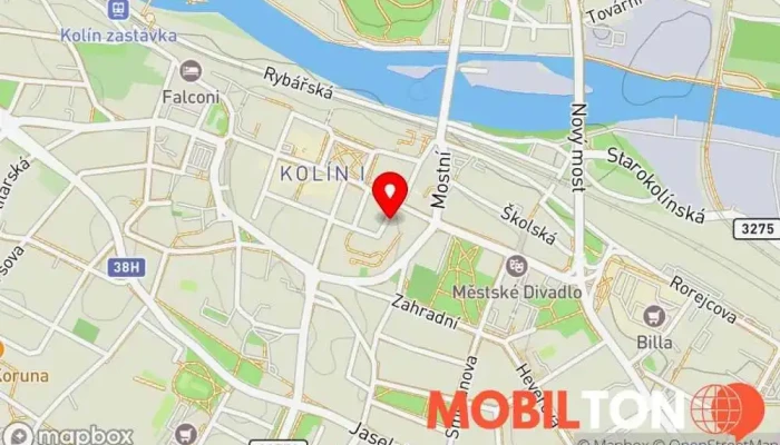 mapa Pension Pod Věží Penzion, Kavárna a bar, Restaurace v Parléřova 40