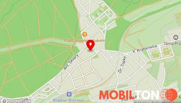 mapa Penzion a restaurace U Jágrů Restaurace v V. Kratochvíla 1189 272 01