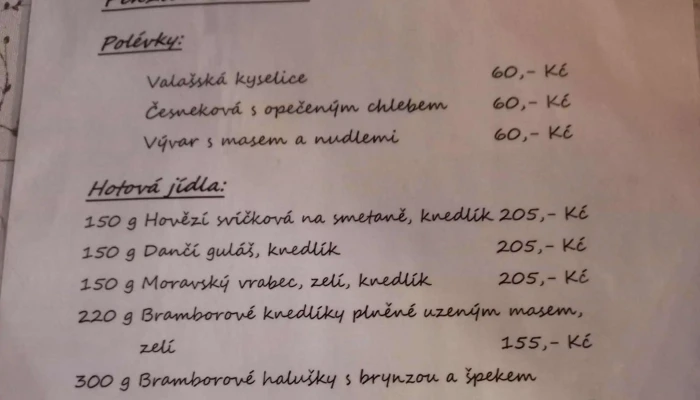 Penzion Ovcarna Katalog - Svatý Hostýn 111