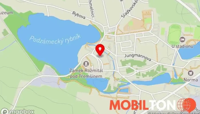 mapa Penzion Panský dům Penzion, Ubytování v Náměstí 22