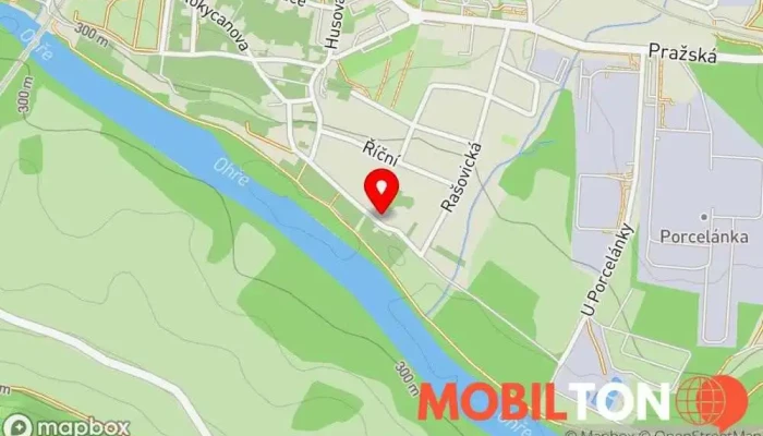 mapa Penzion U Včelaře Hotel v Miřetice u Klášterce nad Ohří