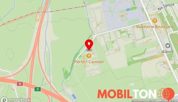 mapa Perfect Canteen Biocev Restaurace v Vestec-Jesenice u Prahy
