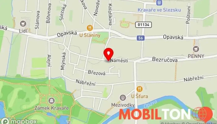 mapa Petr Gospoš - Výpočetní technika Prodej výpočetní techniky, Prodej mobilních telefonů, Opravy počítačů, Prodej počítačových her v Náměstí 415/26