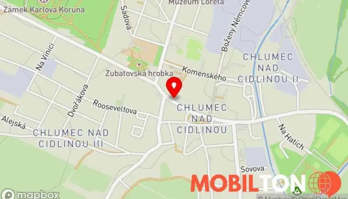mapa Pho Bom Vietnamská kuchyně Asijská restaurace v Chlumec nad Cidlinou IV
