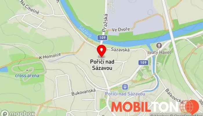 mapa PHO Poříčí Asijská restaurace v Pražská 21