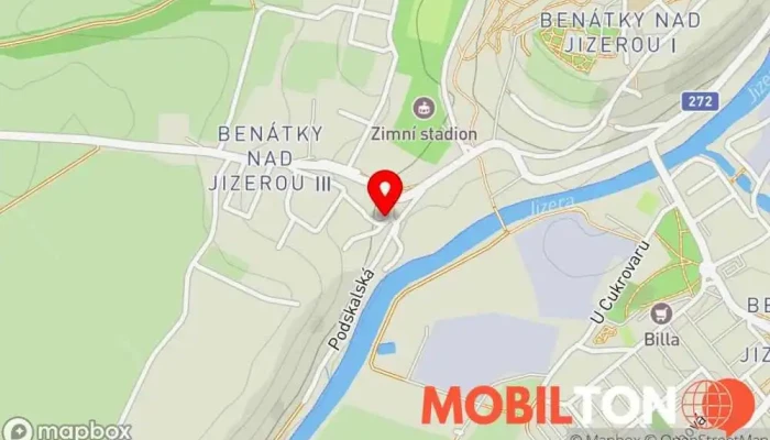 mapa Pho Viet Vietnamská restaurace v Benátky nad Jizerou III