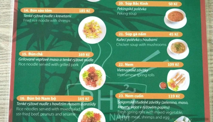 Pho Vietnam Vietnamska Restaurace - Havlíčkova 2177