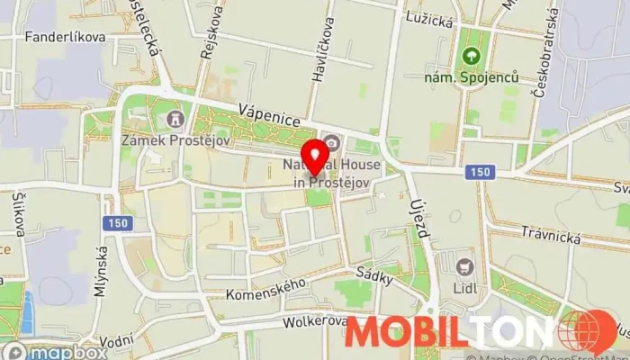 mapa Phone-servis s.r.o. Opravna mobilních telefonů v Hlaváčkovo nám.