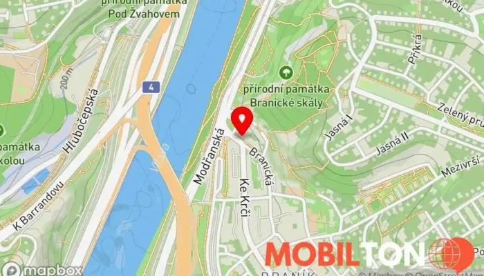 mapa phonesupport - iPhone servis Opravna mobilních telefonů v Praha 4