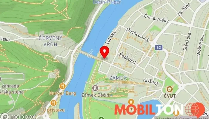 mapa Piknik Děčín Bistro, Kavárna, Cukrárna, Pizzerie v Tyršova 347