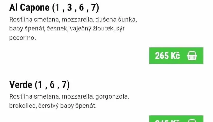 Pinsa Romana -  Menu - Velvarská 676