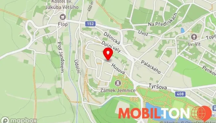 mapa PIPI GRIL Rychlé občerstvení v Husova 98