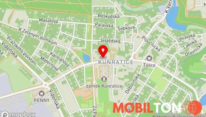 mapa Pirate Servis Opravna mobilních telefonů, Opravna elektroniky v Praha-Kunratice