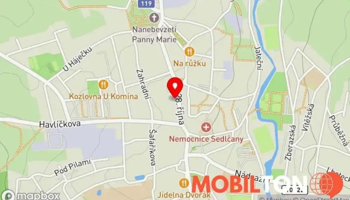 mapa Pivní Bar Premium Bar v 28. října 6
