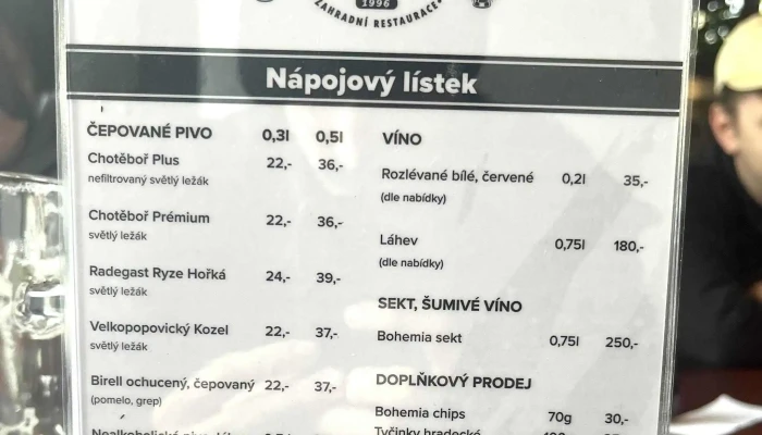 Pivnice -    Hospudka   Niklova Nam T G Masaryka 232 - Nám. T. G. Masaryka 232