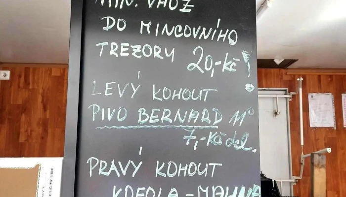 Pivnice Beranik Menu - Vinařice