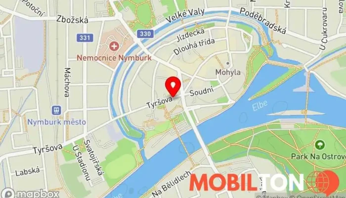 mapa Pivnice Eliška Restaurace v Pod Eliškou