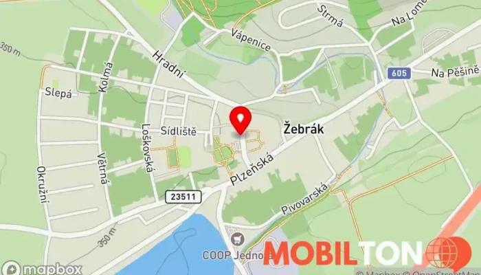 mapa Pivnice Klub Restaurace v Sokolská