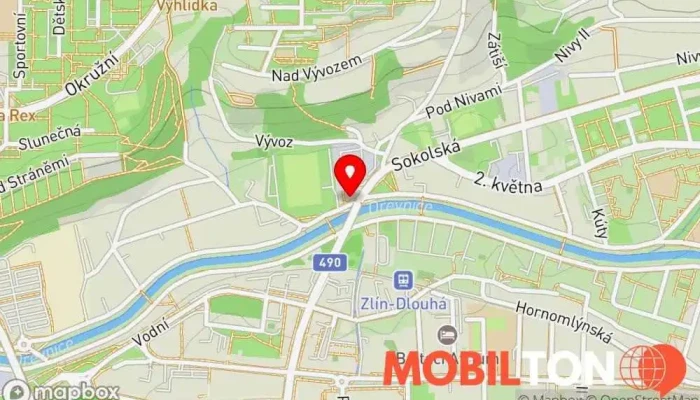 mapa Pivnice Saloon Restaurace v Tyršovo nábř. 486