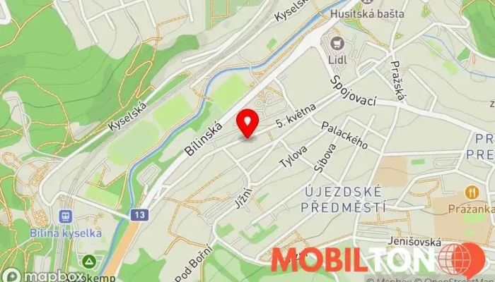 mapa Pivnice 