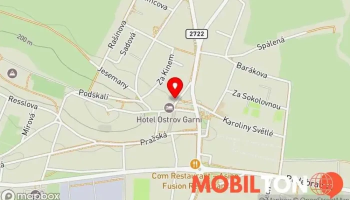 mapa Pivnice U Jarošů Pivní výčep v Tylova 263