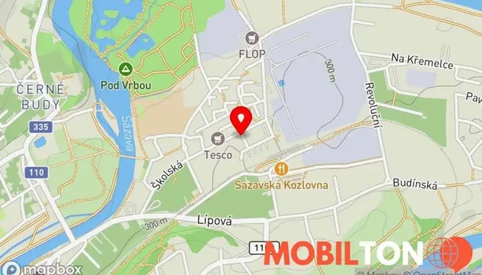 mapa Pivnice u STROMA Restaurace v Sklářská 422
