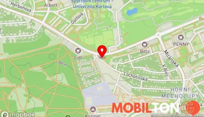 mapa Pivovar Hostivar H1 Pivovarská restaurace, Pivovar, Restaurace v Praha 15