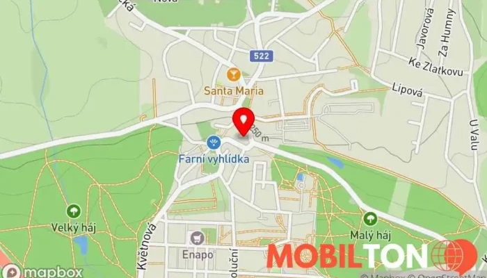mapa Pivovarský sklípek Restaurace v Květnová 4