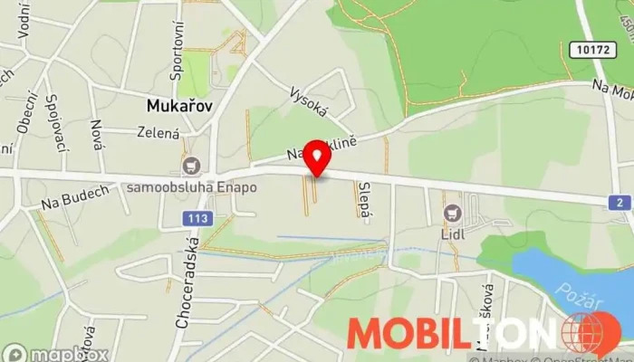 mapa Pizza BEST Pizzerie v Srbín