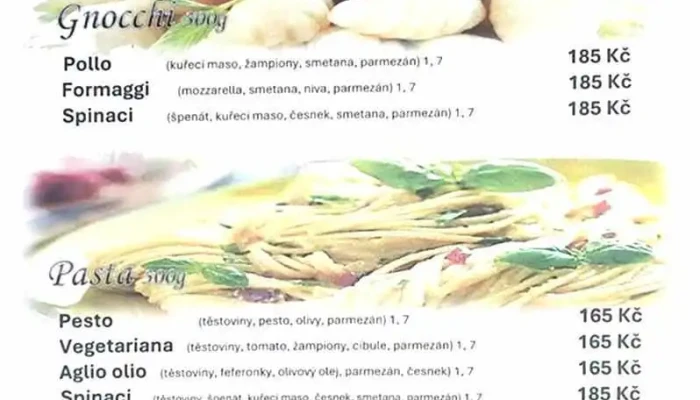 Pizza Best -  Menu - Srbín