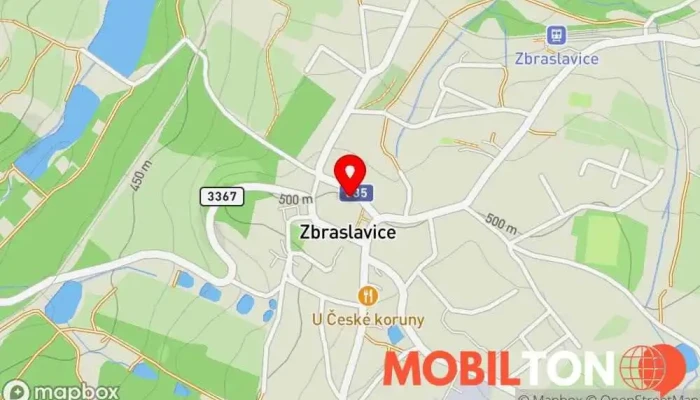 mapa Pizza Borgo Pizzerie v Zbraslavice