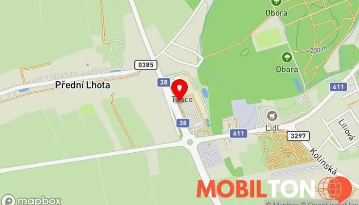 mapa Pizza & Burger Rychlé občerstvení v Bílkova 270
