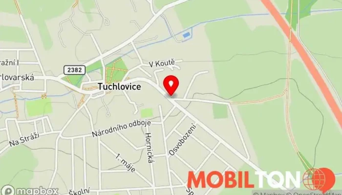 mapa Pizza Caserta Pizzerie v Hřbitovní 204