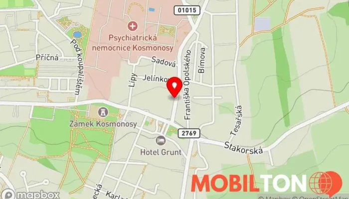 mapa Pizza Christe Pizzerie v Hradišťská 29