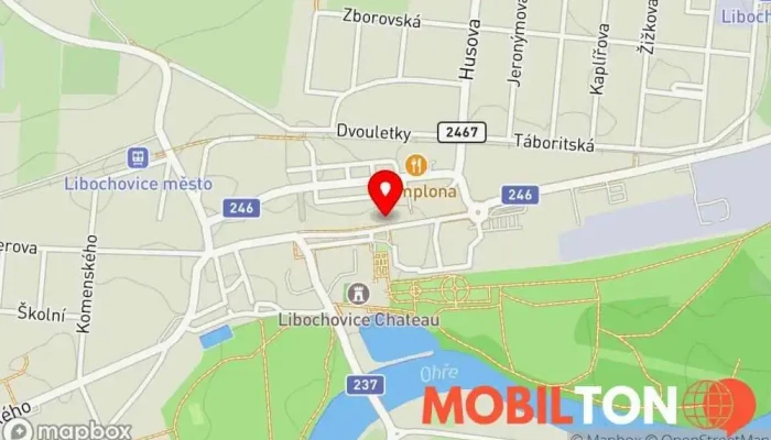 mapa Pizza House Pizzerie v nám. 5. května 60