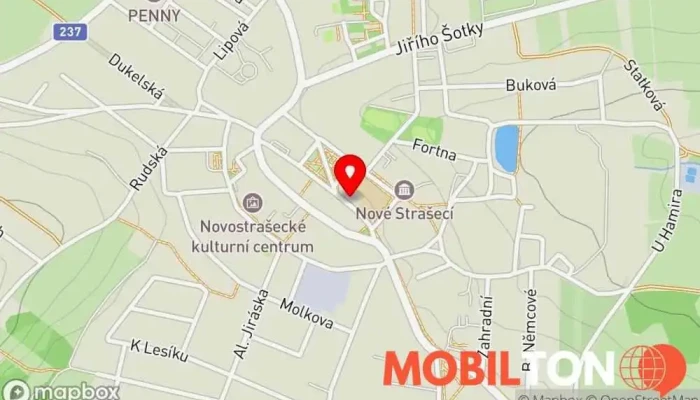 mapa Pizza House Nové Strašecí Pizzerie v Čsl. armády 208