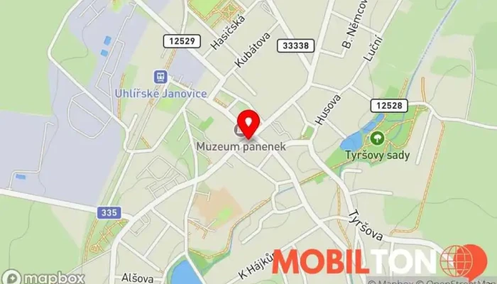 mapa Pizza Nonno Uhlířské Janovice Pizzerie v Jungmannova 119