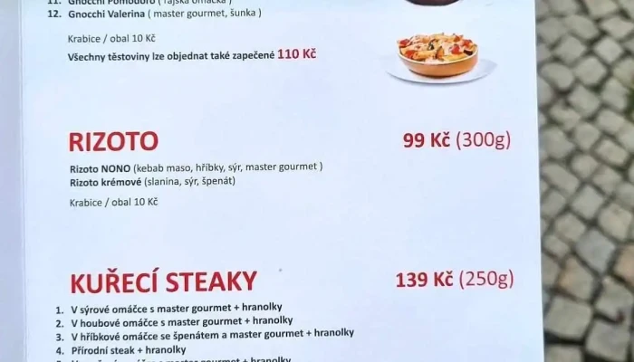 Pizza Nonnoledec Nad Sazavou Menu - Koželská 205