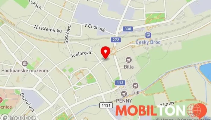 mapa Pizza Raffaelo Pizzerie v Krále Jiřího 97