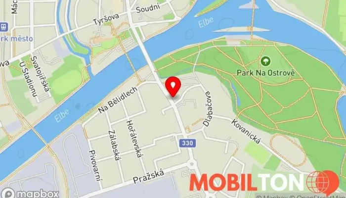 mapa Pizza Zálabí Nymburk Rozvoz pizzy v 7, Kolínská 599