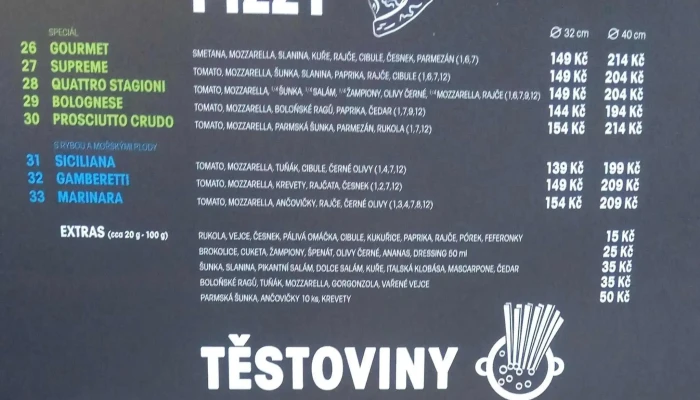 Pizzagourmet -  Adresa - Pražská 696