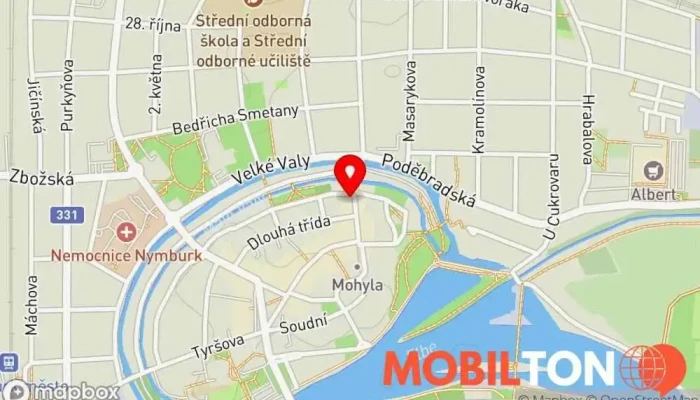 mapa Pizzeria Fantasia Pizzerie, Rozvoz pizzy v Palackého tř. 83/41