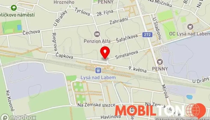 mapa Pizzeria Matylda Pizzerie, Italská restaurace v Masarykova 582