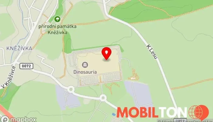 mapa Pizzeria Nel Forno Restaurace v Ke Kopanině 421