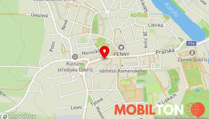 mapa Pizzeria OLIVO Pizzerie, Kavárna / Čajovna, Prodejna zákusků, Italská restaurace v Dobříš