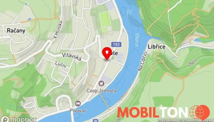 mapa Pizzeria Penzion Grado Restaurace, Penzion, Dětská kavárna, Hotel, Pizzerie v Vltavská 66